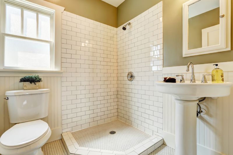 Corner Shower with Seating
